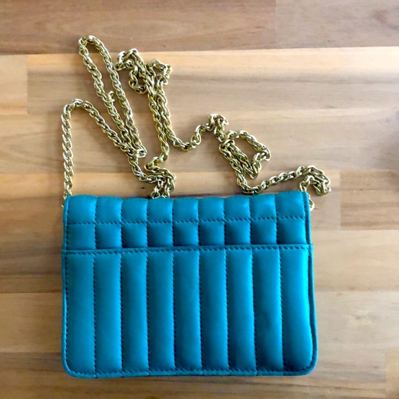 Green J Crew over the shoulder handbag - Picture 2 of 4